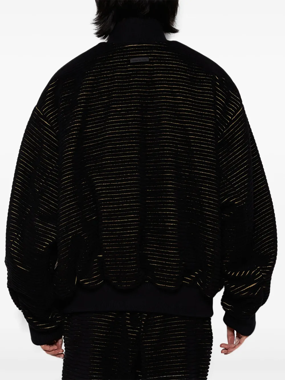 Fear Of God Ribfluwelen bomberjack Zwart