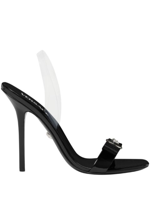 Versace Gianni Ribbon 110mm slingback sandals