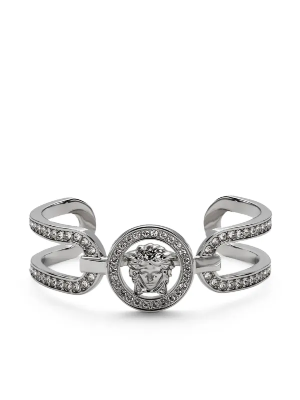 未使用級✨️VERSACE クリスタル メドゥーサ95 カフ ブレスレット 現行 23490986_53794884_600.jpg