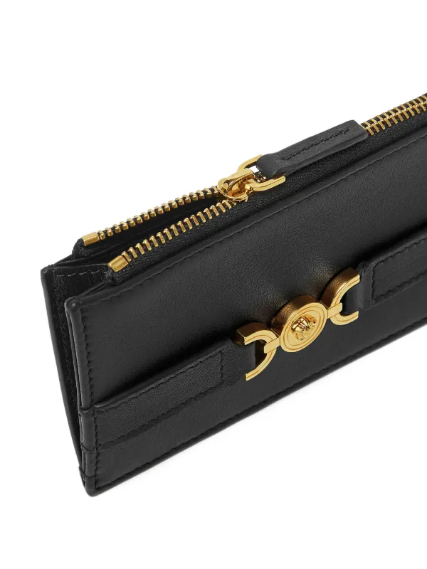 【versace】メデューサ'95カードホルダー キルティング ジッパー カード ホルダー メドゥーサ '95 ピンク