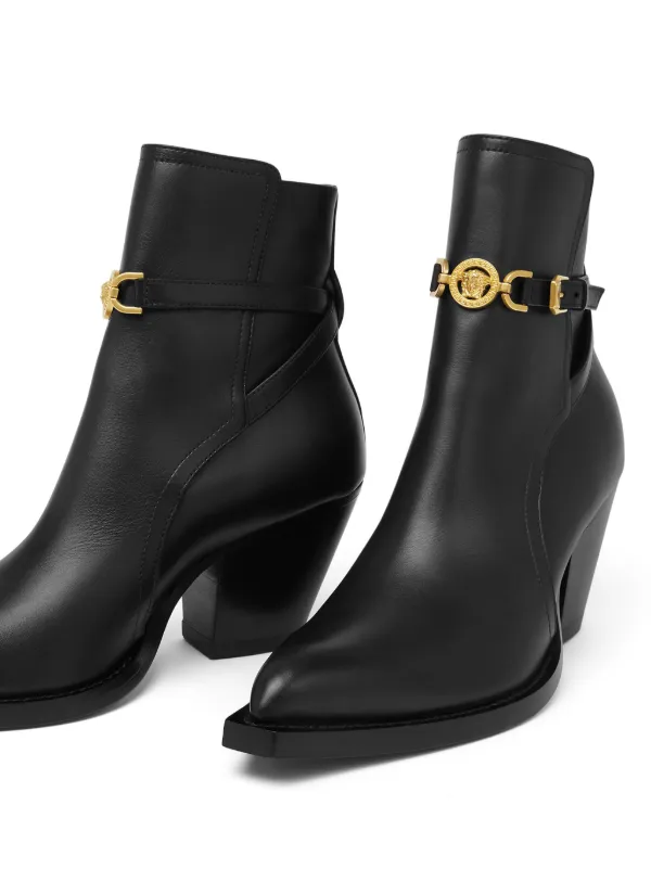 Versace. Medusa-plaque ankle boots. Versace Medusa  main image 4
