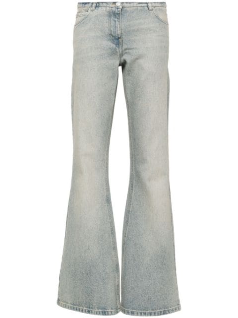 Courrèges bootcut cotton jeans