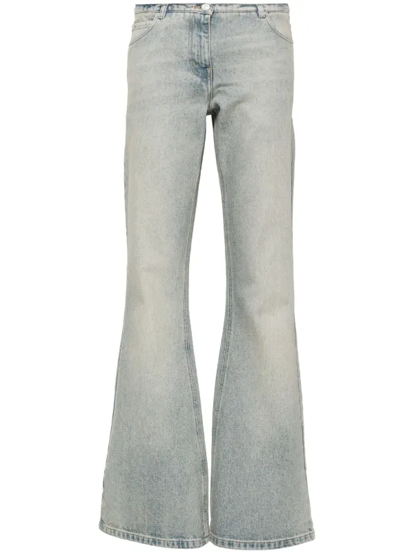 Courreges/クレージュ ジーンズ ブーツカット ブルーデニム Courrèges ブーツカット ジーンズ | ブルー | FARFETCH JP