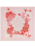 Versace Barocco Sea silk foulard - Pink