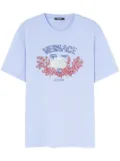 Versace University Coral embroidered T-shirt - Blue
