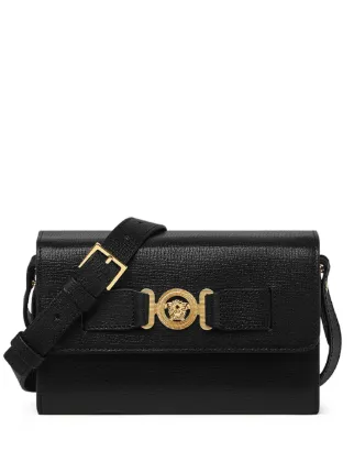 Versace メドゥーサ ビギー メッセンジャーバッグ | ブラック