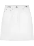 Versace A-line denim skirt - White