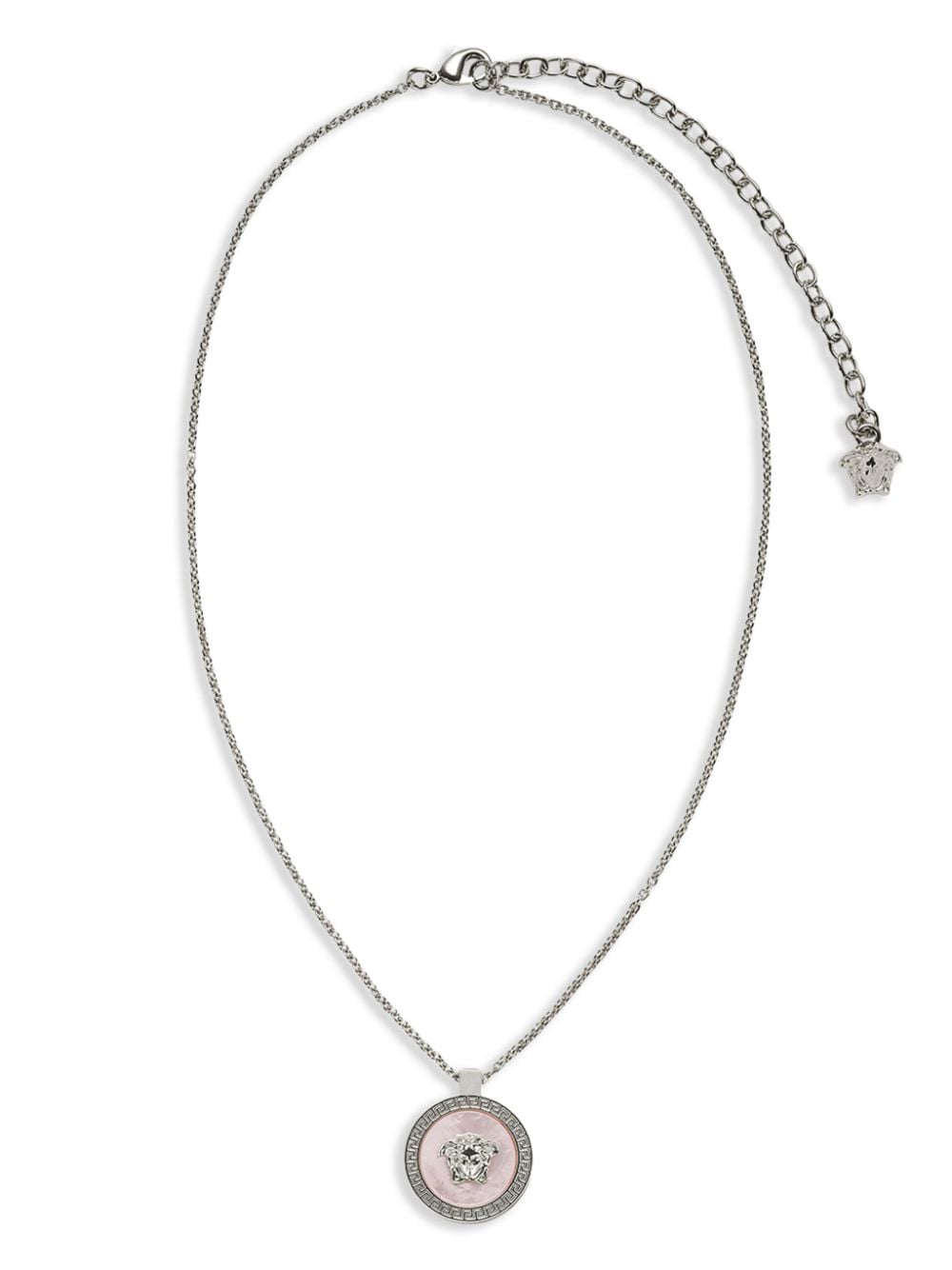 Versace Medusa Pendant Necklace In Metallic