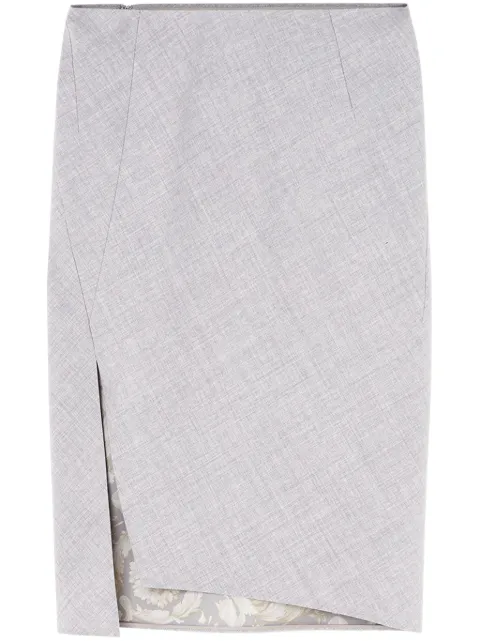 Versace asymmetric-hem pencil skirt