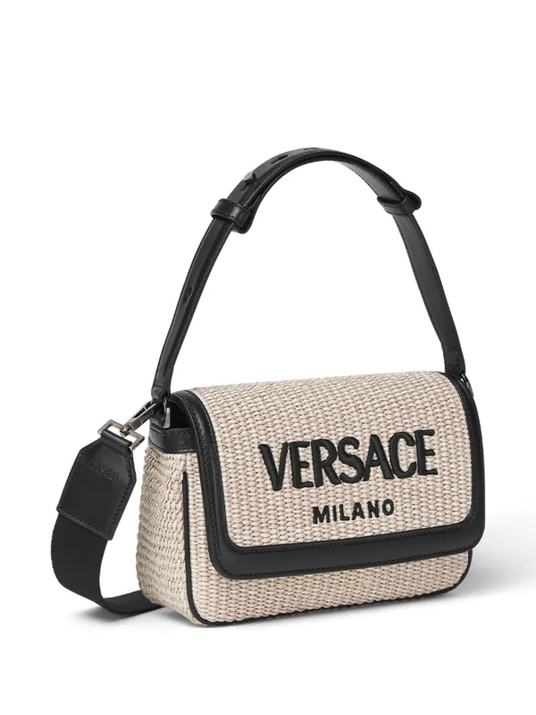 Versace Borsa a Tracolla Milano Toni Neutri FARFETCH IT