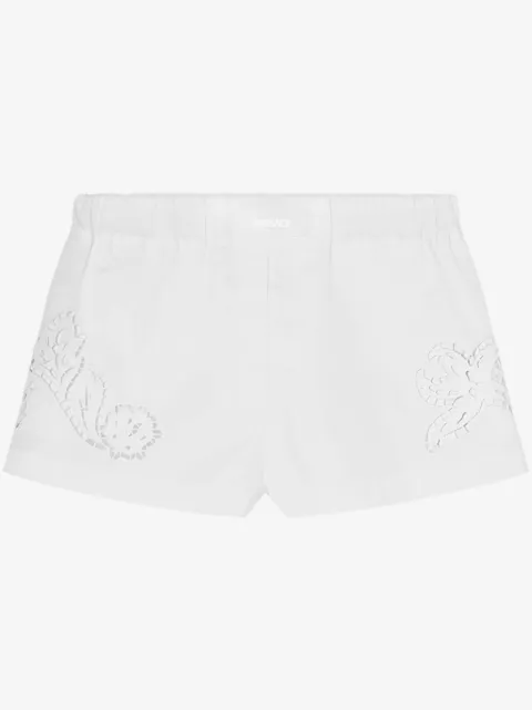 Versace bóxer con bordado Sangallo