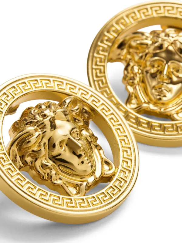Versace Medusa 95 stud earrings women Brass One Size Gold