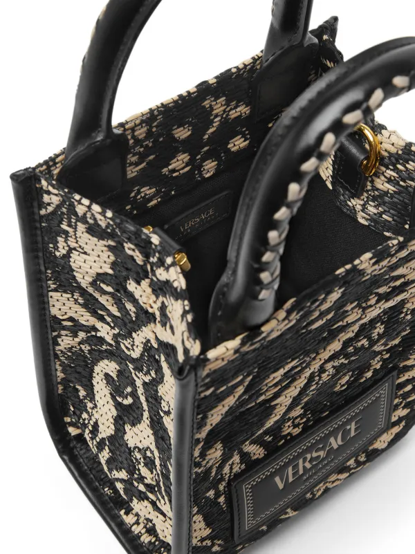 Versace バロッコ アテナ ハンドバッグ ミニ | ブラック