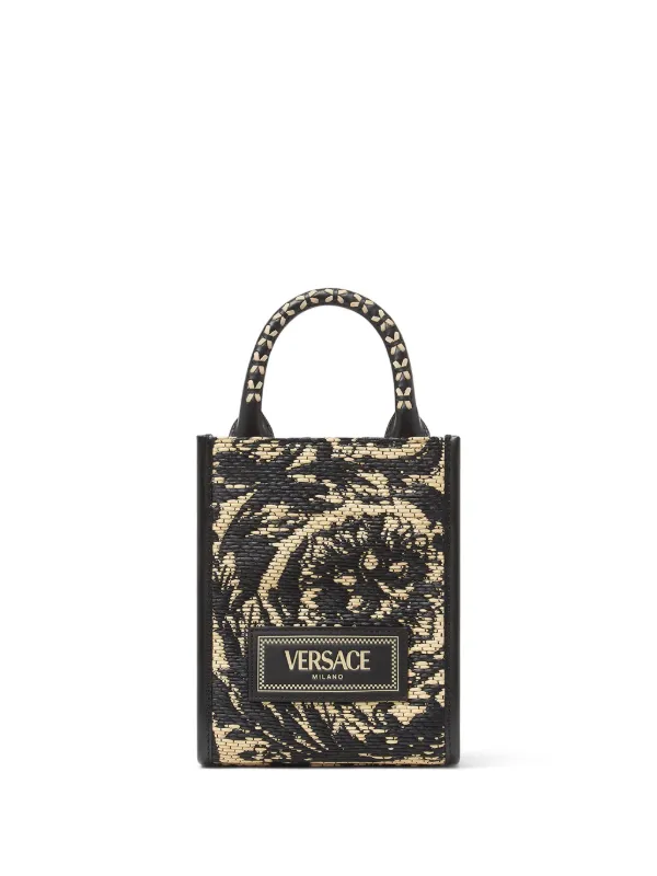 【美品】ヴェルサーチ バロッコ アテナ 2way ハンドバッグ ショルダー 黒 VERSACE - ヴェルサーチ VERSACE バッグ レディース ブランド