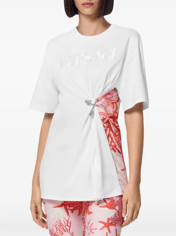 Versace バロッコ シー Tシャツ | ホワイト | FARFETCH JP
