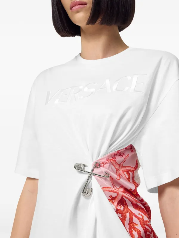 Versace バロッコ シー Tシャツ | ホワイト | FARFETCH JP