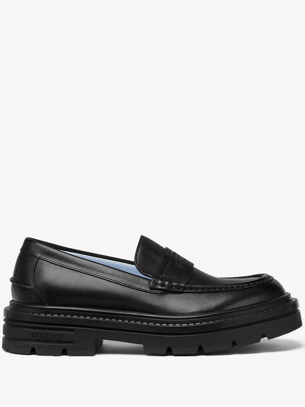 Versace Adriano loafers | Black | Image 1