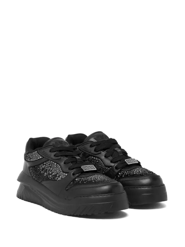 Versace Crystal Odissea スニーカー | ブラック | FARFETCH JP