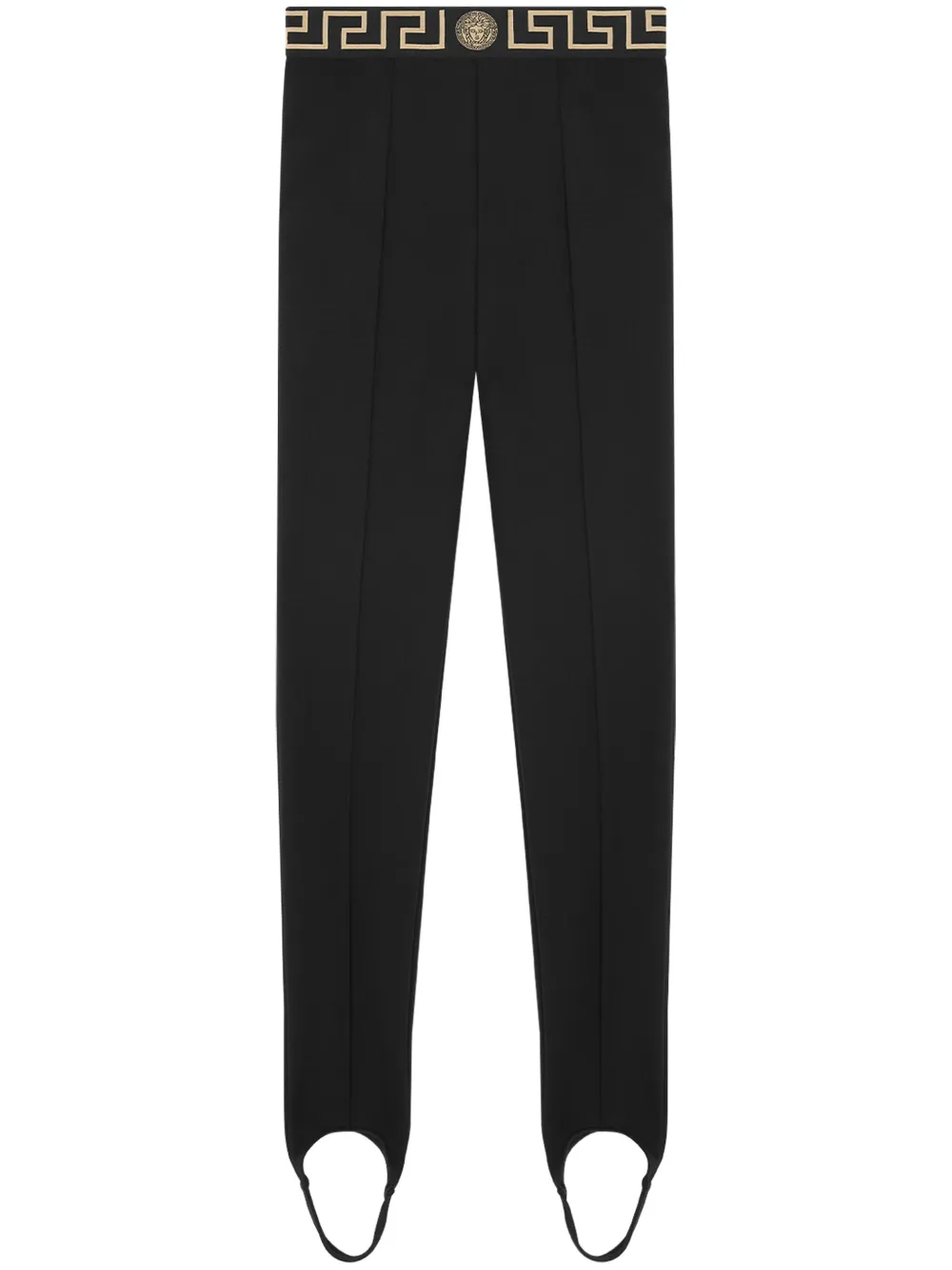 Versace Greca Border stirrup leggings | Black | Image 1