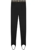 Versace Greca Border stirrup leggings - Black