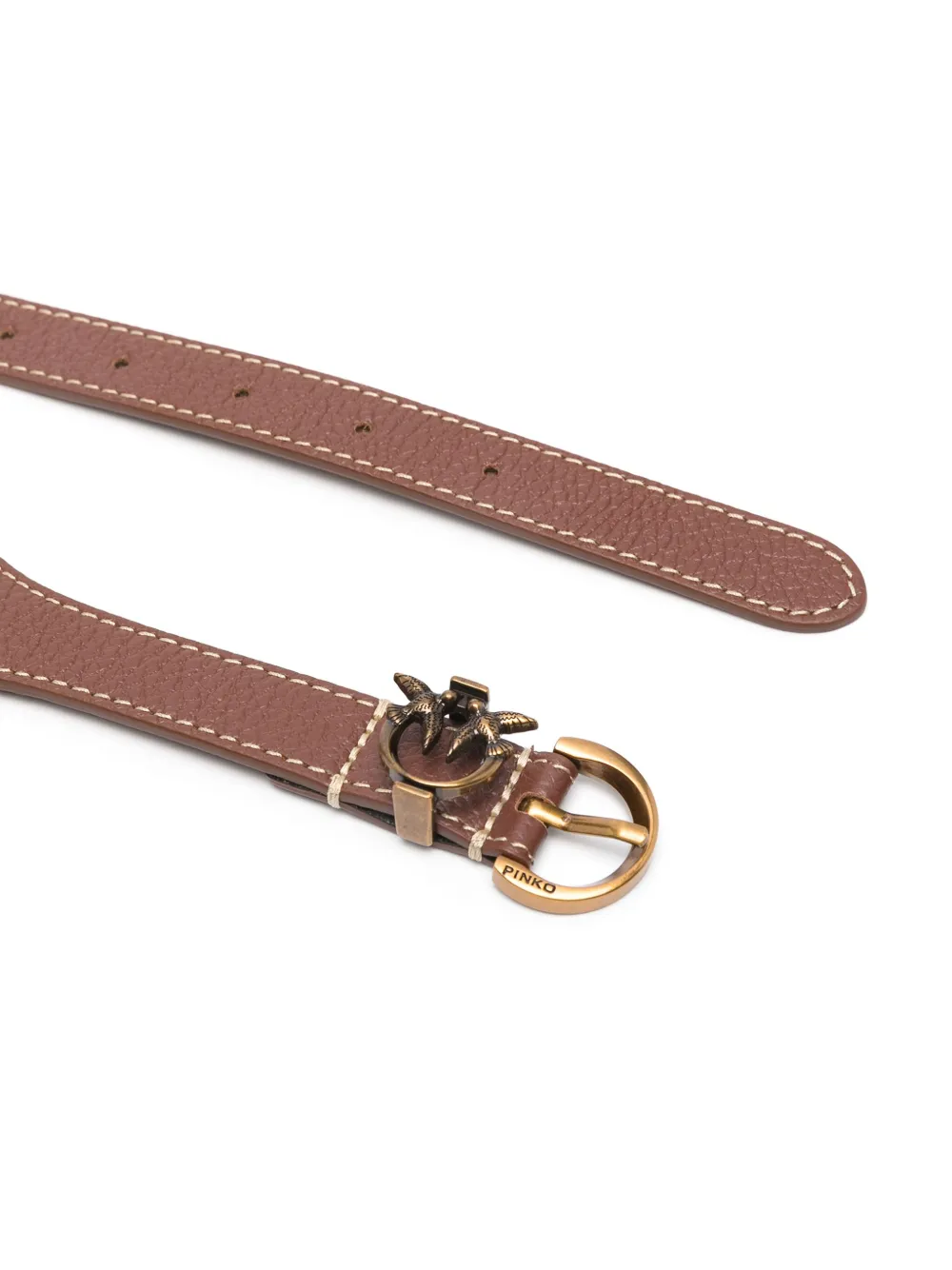 PINKO Love Birds belt - Bruin