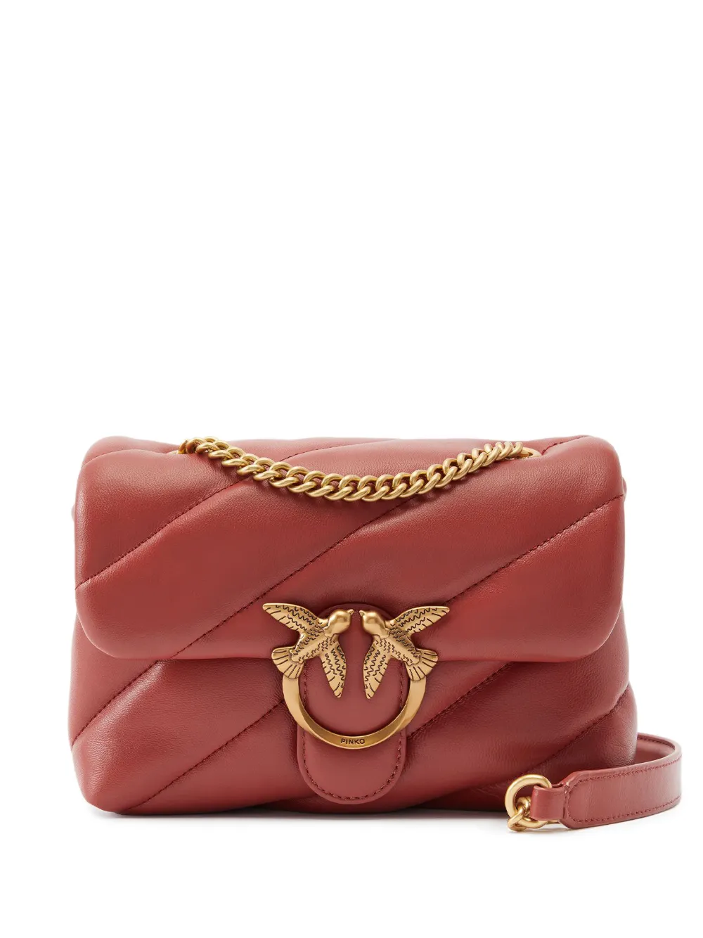 PINKO Love Puff mini-crossbodytas Rood