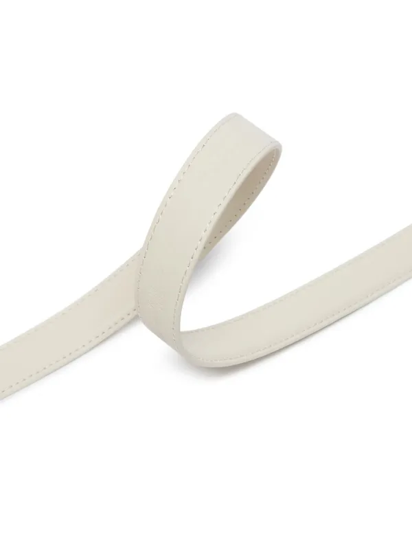 PINKO Love Birds Leather Belt | White | FARFETCH display picture 1