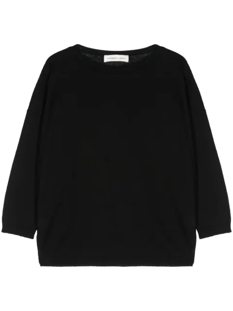 Lamberto Losani wide-neck drop-shoulder jumper