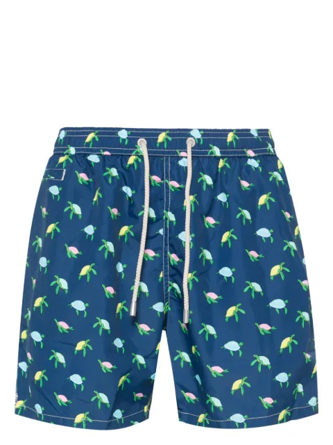 MC2 Saint Barth shorts de playa con tortugas estampadas