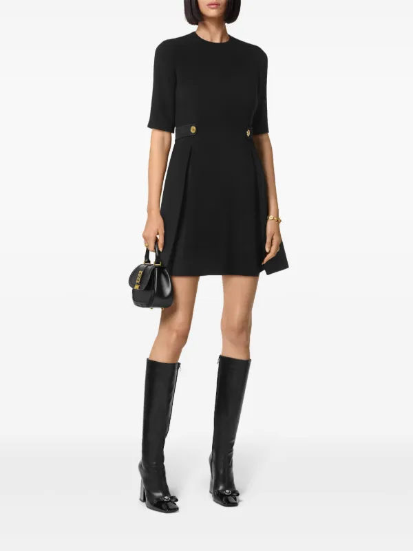 Versace A-line Mini Dress | Black | FARFETCH JO
