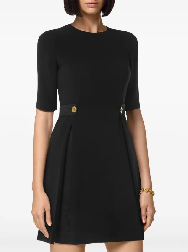 Versace A-line Mini Dress | Black | FARFETCH JO