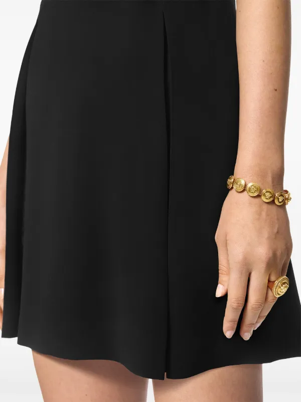 VIP【関税送料無料】希少 VERSACE BLACK VISCOSE BLEND DRESS Versace | Black Viscose Blend Dress