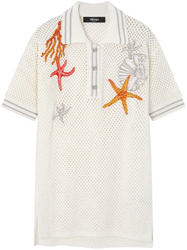 Tシャツ・カットソー VERSACE Woman Polo Shirt White 78HAGT00CJ01T G03 23492006_53794845_600.jpg