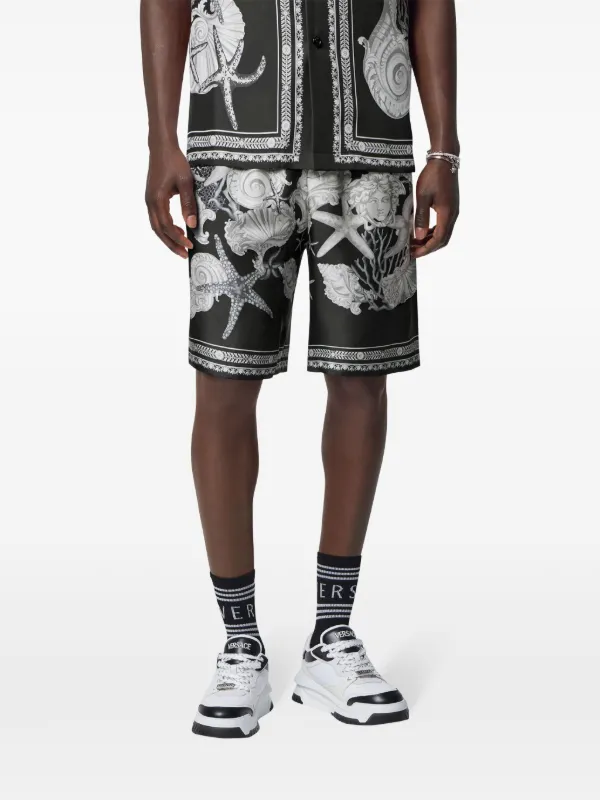 VERSACE バロッコ トライアングル ブラレット 新品　オンズ Versace バロッコ シー シルクショートパンツ | ブラック