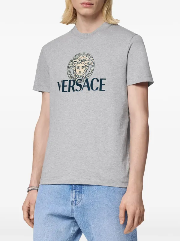 Versace メドゥーサ Tシャツ | グレー | FARFETCH JP