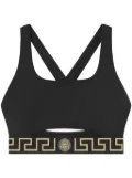 Versace Greca Border bikini top - Black