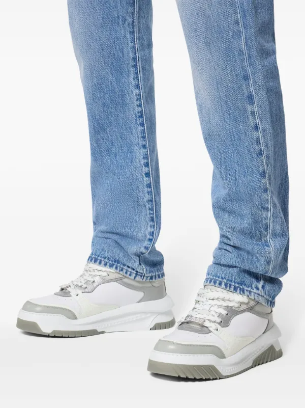 【関税込み】versace ODISSEA' SNEAKERS Versace Odissea Sneakers | Grey | FARFETCH