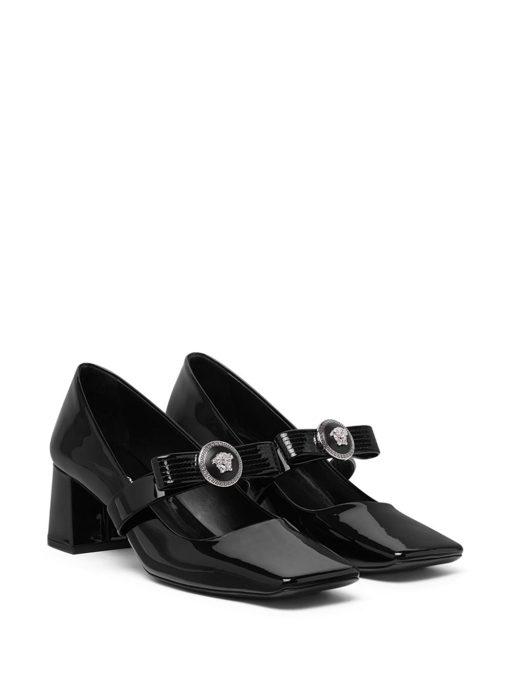 Versace Gianni Ribbon pumps - Zwart