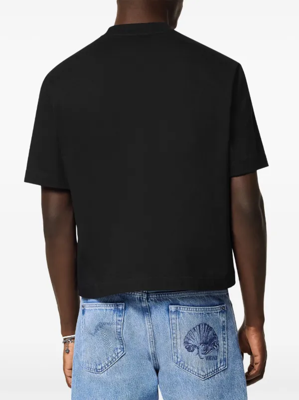 VIPSALE【VERSACE】刺繍入り メドゥーサ ミラノ Tシャツ 刺繍入り メドゥーサ ミラノ Tシャツ ホワイト | VERSACE JP
