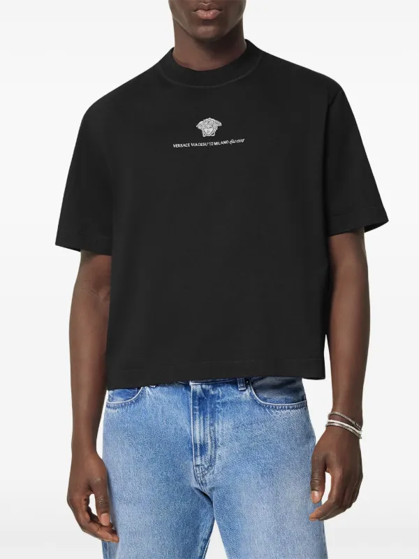 関税込 VERSACE メドゥーサ ミラノ Tシャツ Versace メドゥーサ ミラノ Tシャツ | ホワイト | FARFETCH JP