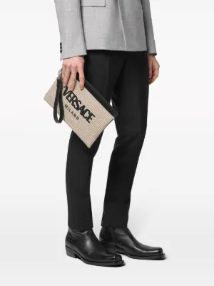 ★人気★VERSACE(ヴェルサーチ)メドゥーサ クラッチバッグ VERSACE ヴェルサーチ クラッチバッグ メデューサ ラージ 本革