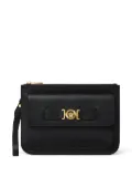 Versace Medusa Biggie leather clutch bag - Black