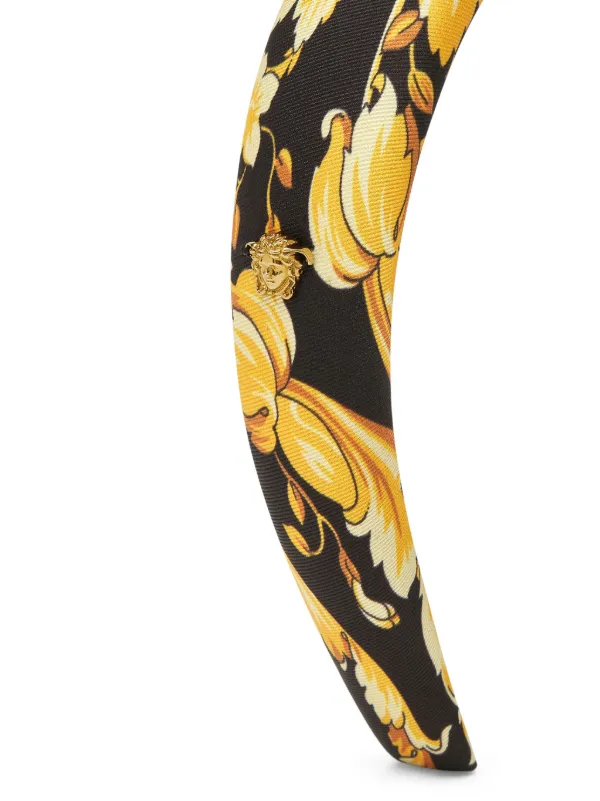ヘアアクセサリー Medusa Headband - Versace - Satin - Black Gianni Versace Medusa Headband at 1stDibs | versace headband