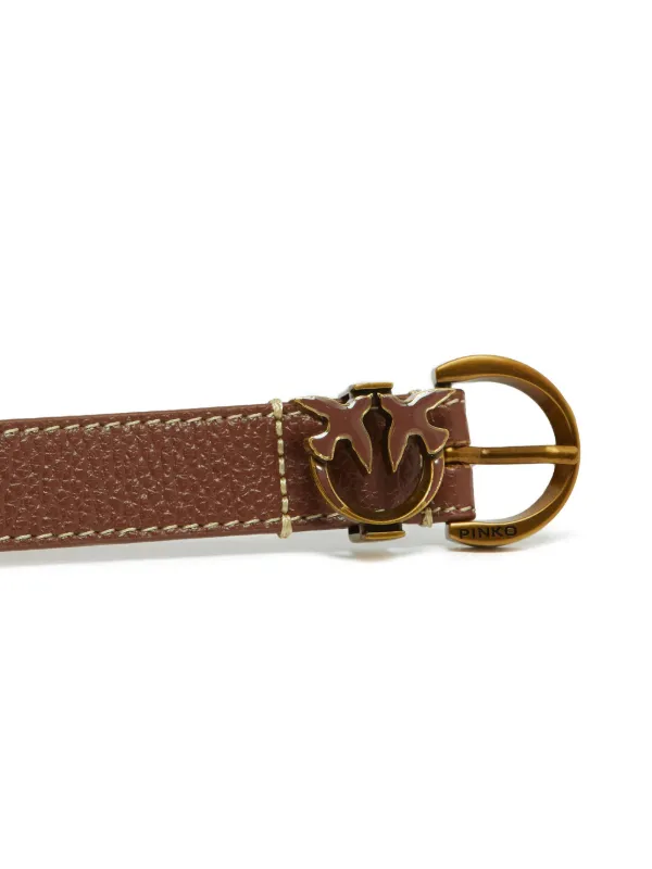 ベルト Pinko Belts Brown PINKO Tamboril H2.5 Leather Belt | Brown | FARFETCH