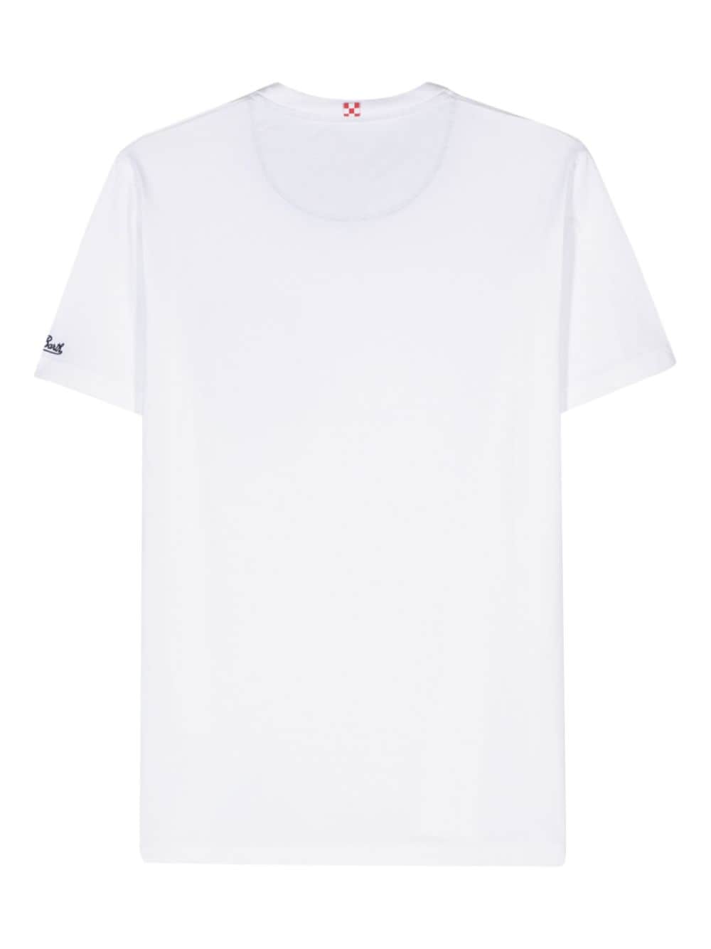 Image 2 of MC2 Saint Barth Blanche contrast-pocket T-shirt