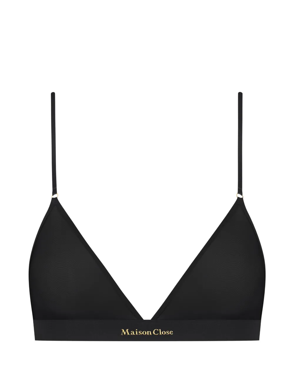 Maison Close Double Sens triangel bralette Zwart