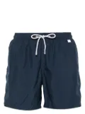 MC2 Saint Barth rear logo-patch swim shorts - Blue