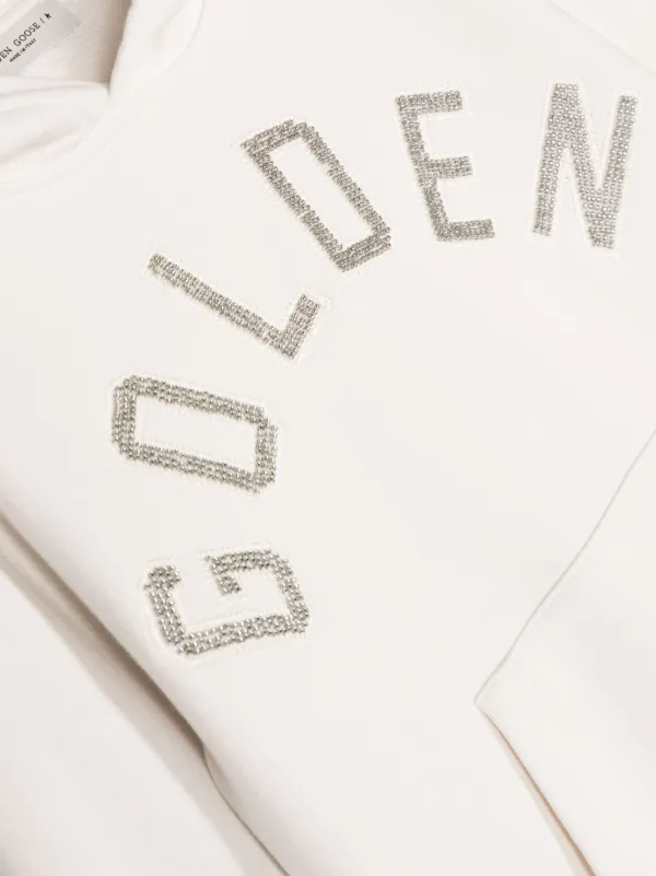 パーカー・フーディ GOLDEN GOOSE Men Hoodies GMP01224 P00053410658 White GOLDEN GOOSE: Sweatshirt men - White | Golden Goose