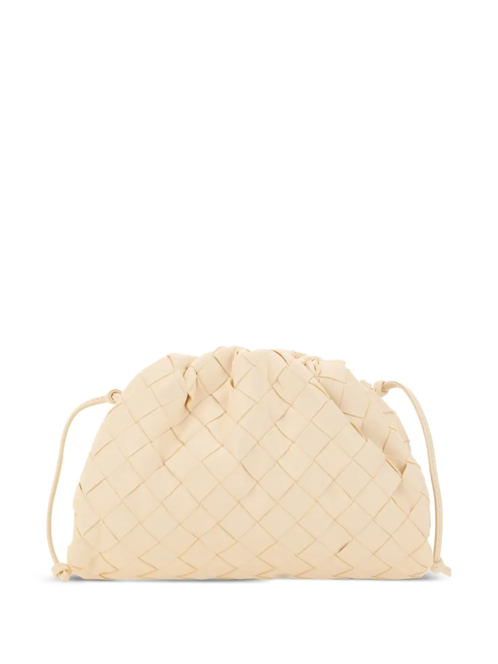 Bottega Veneta Mini The Pouch Leather Clutch In Neutrals
