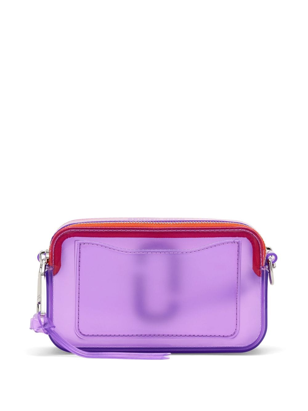 Shop Marc Jacobs The Jelly Snapshot Crossbody Bag In 紫色